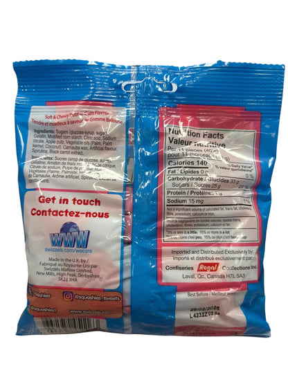 Squashies Bubble Gum Flavour 160G - U.K Edition - www.Shopthatapp.com