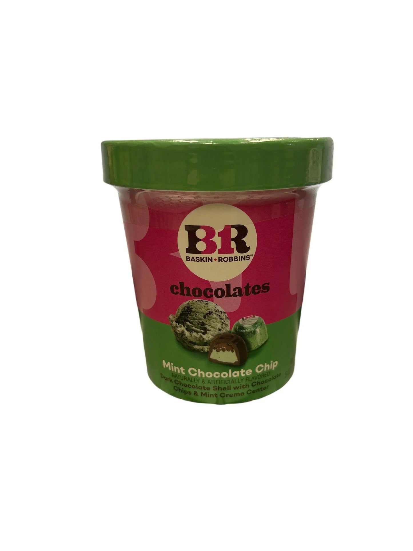 Baskin Robbins Mint Chocolate Chip Cookie Dough 5OZ - U.S Edition - www.Shopthatapp.com