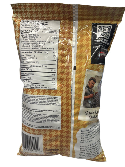Trailer Park Boys Samsquanch Ranch Chips 3OZ - www.Shopthatapp.com