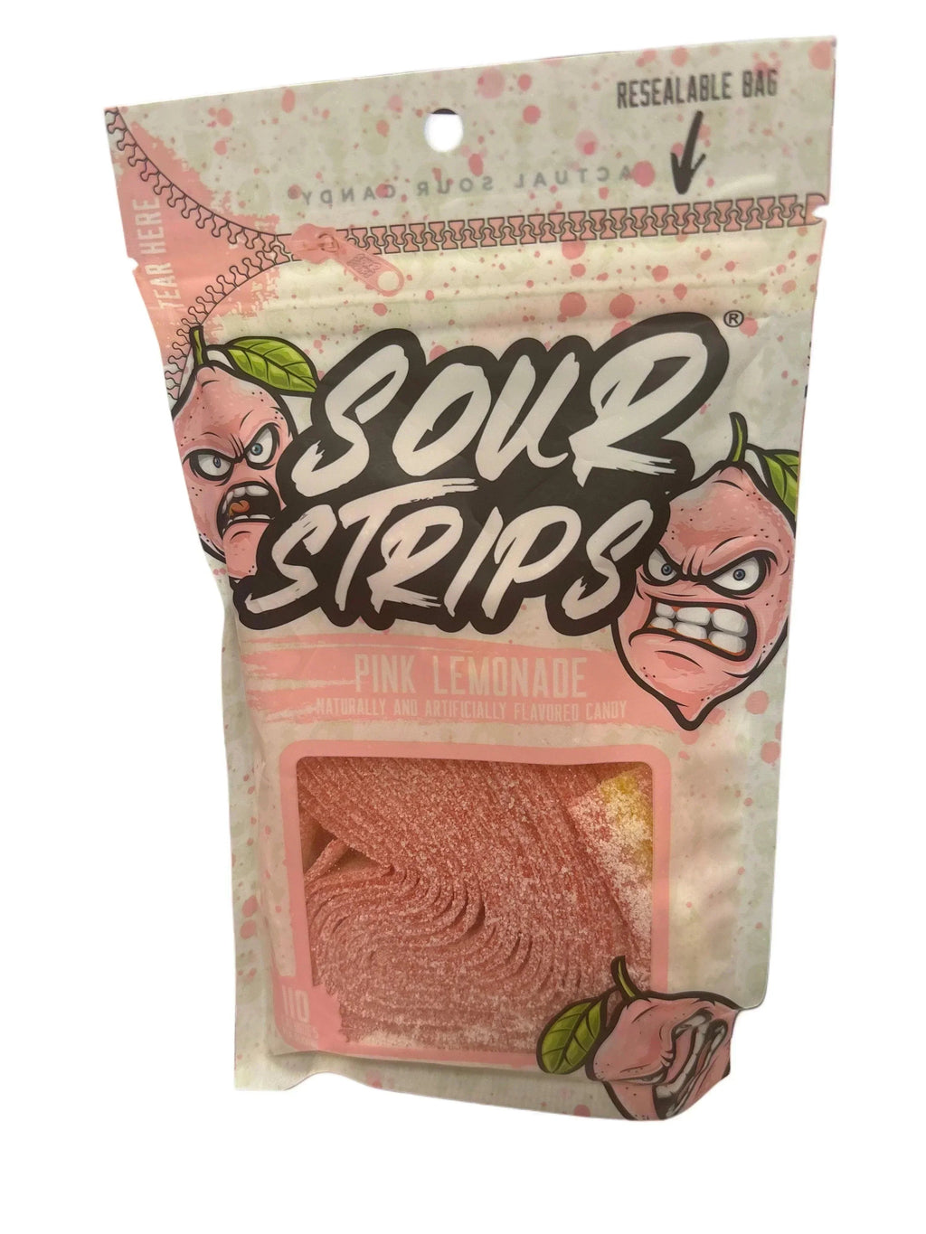 Sour Strips Pink Lemonade 3.4OZ - U.S Edition - www.Shopthatapp.com