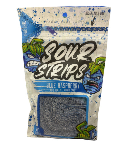Sour Strips Blue Raspberry 3.40OZ - U.S Edition - www.Shopthatapp.com