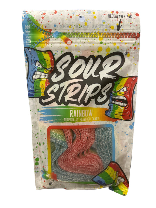 Sour Strips Rainbow 3.40OZ - U.S Edition - www.Shopthatapp.com