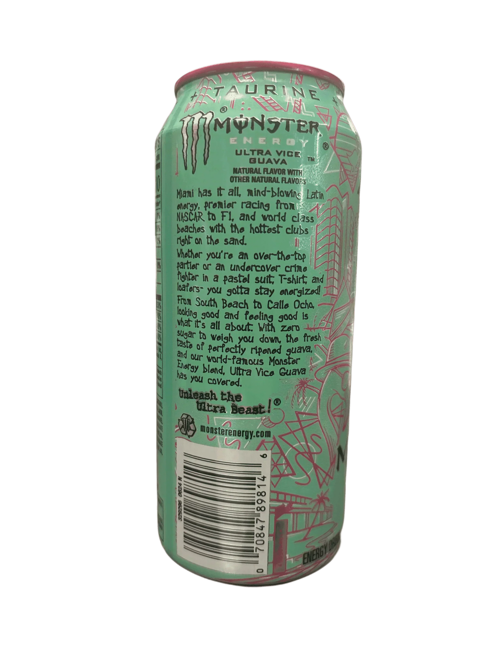 Monster Energy Zero Sugar Ultra Vice Guava 16OZ - Canadian Edition - www.Shopthatapp.com