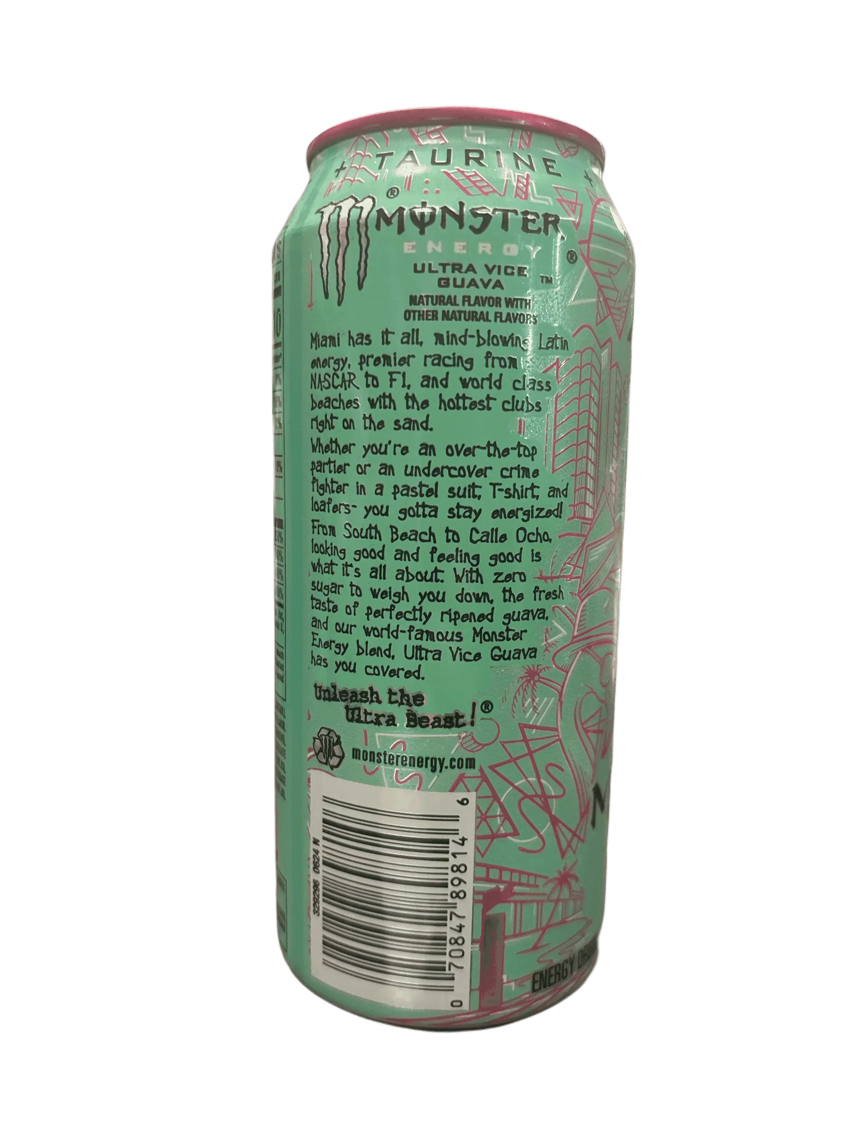 Monster Energy Zero Sugar Ultra Vice Guava 16OZ - Canadian Edition - www.Shopthatapp.com
