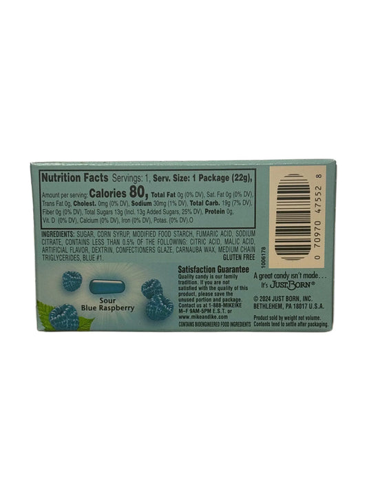 Mike And Ike Sour Blue Raspberry 0.70OZ - www.Shopthatapp.com