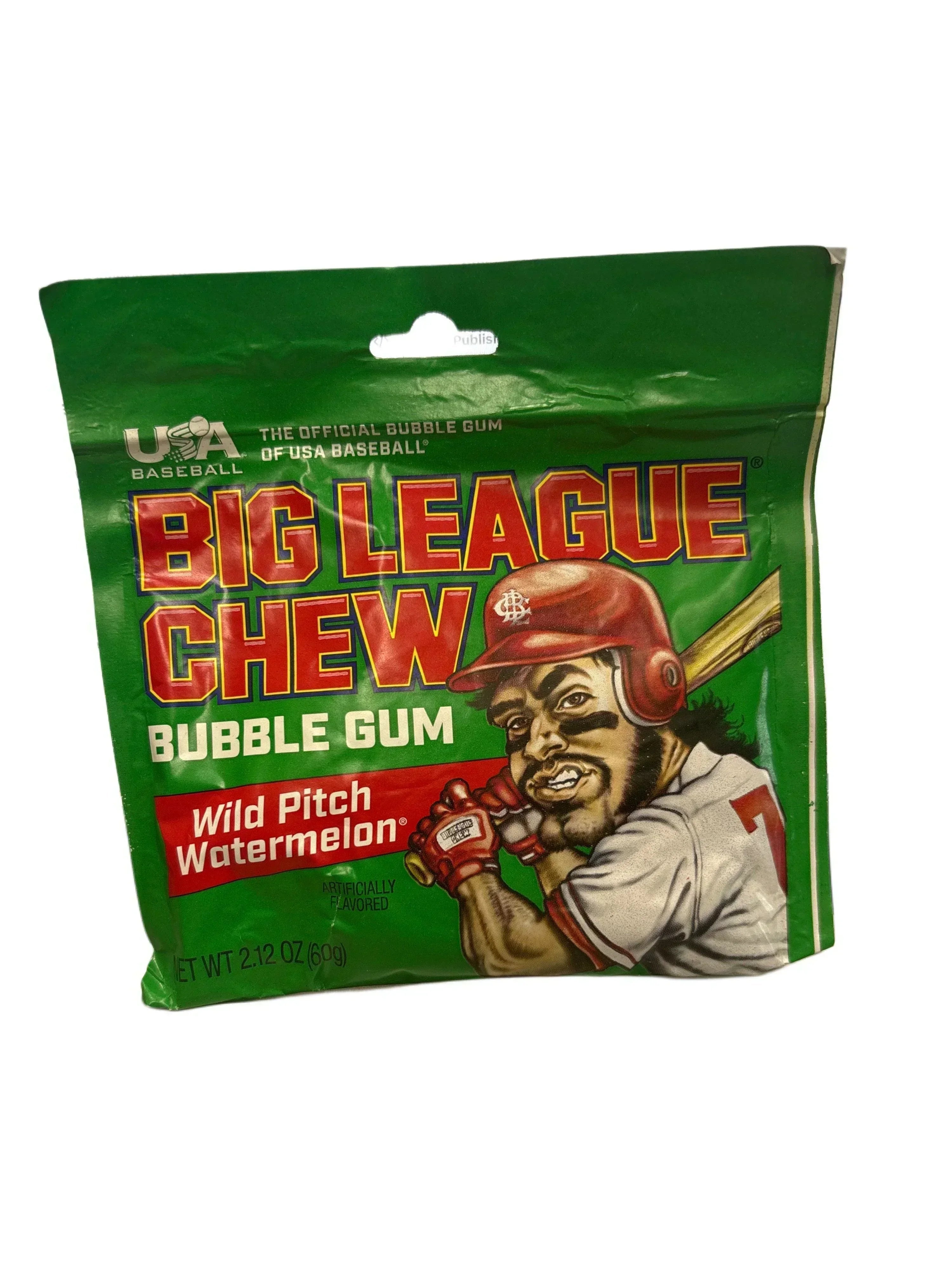 Big League Chew Bubble Gum Wild Pitch Watermelon 2.12OZ - U.S Edition - www.Shopthatapp.com