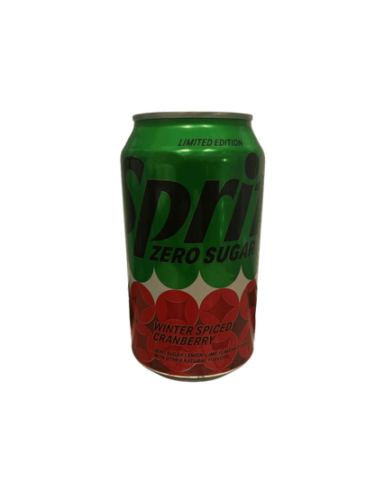 Sprite Zero Sugar Winter Spiced Cranberry Can 355ML BB FEB03/25 - www.Shopthatapp.com