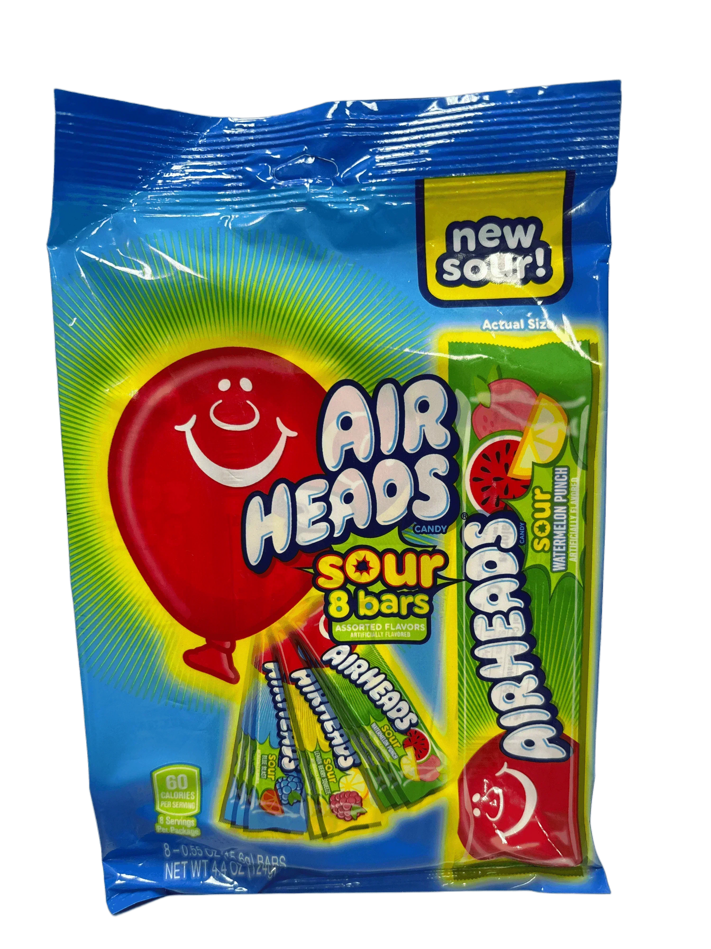 Airheads Sour 8 Bars Candy Bag 4.4 OZ - www.Shopthatapp.com