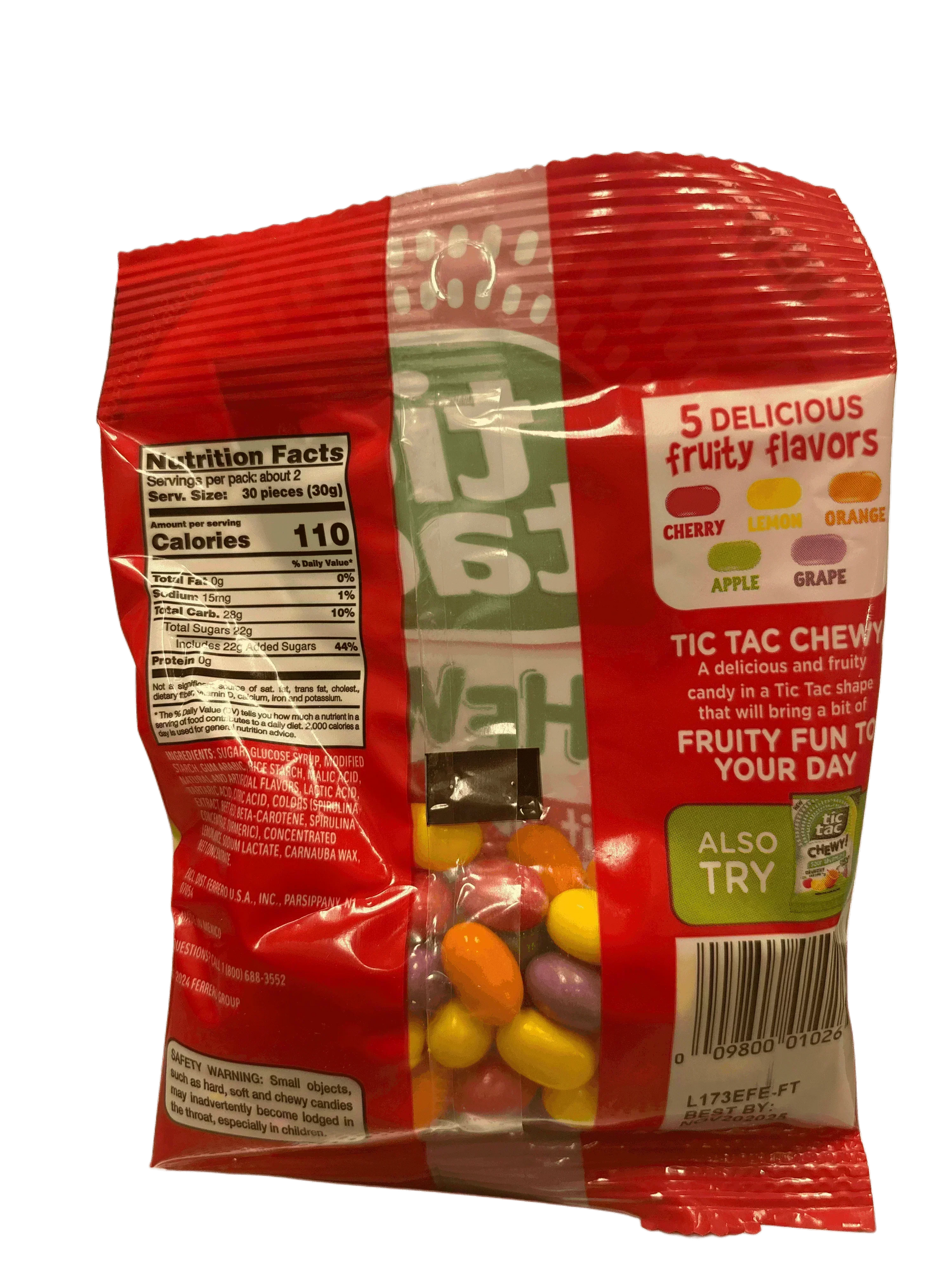 Tic Tac Chewy! Fruit Adventure Candy Bag 2.8OZ - www.Shopthatapp.com