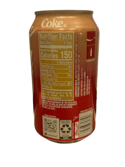 Coca Cola Vanilla Can 355ML - U.S Edition - www.Shopthatapp.com
