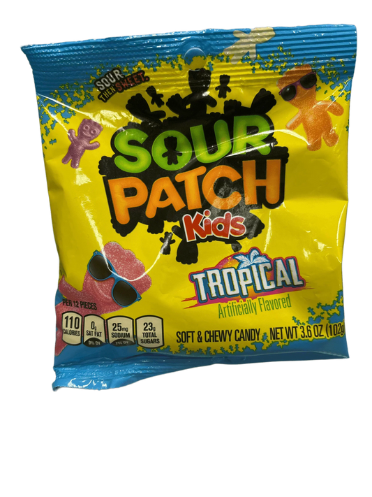 Sour Patch Tropical Candy Bag 3.6OZ - Canadian Edition - www.Shopthatapp.com
