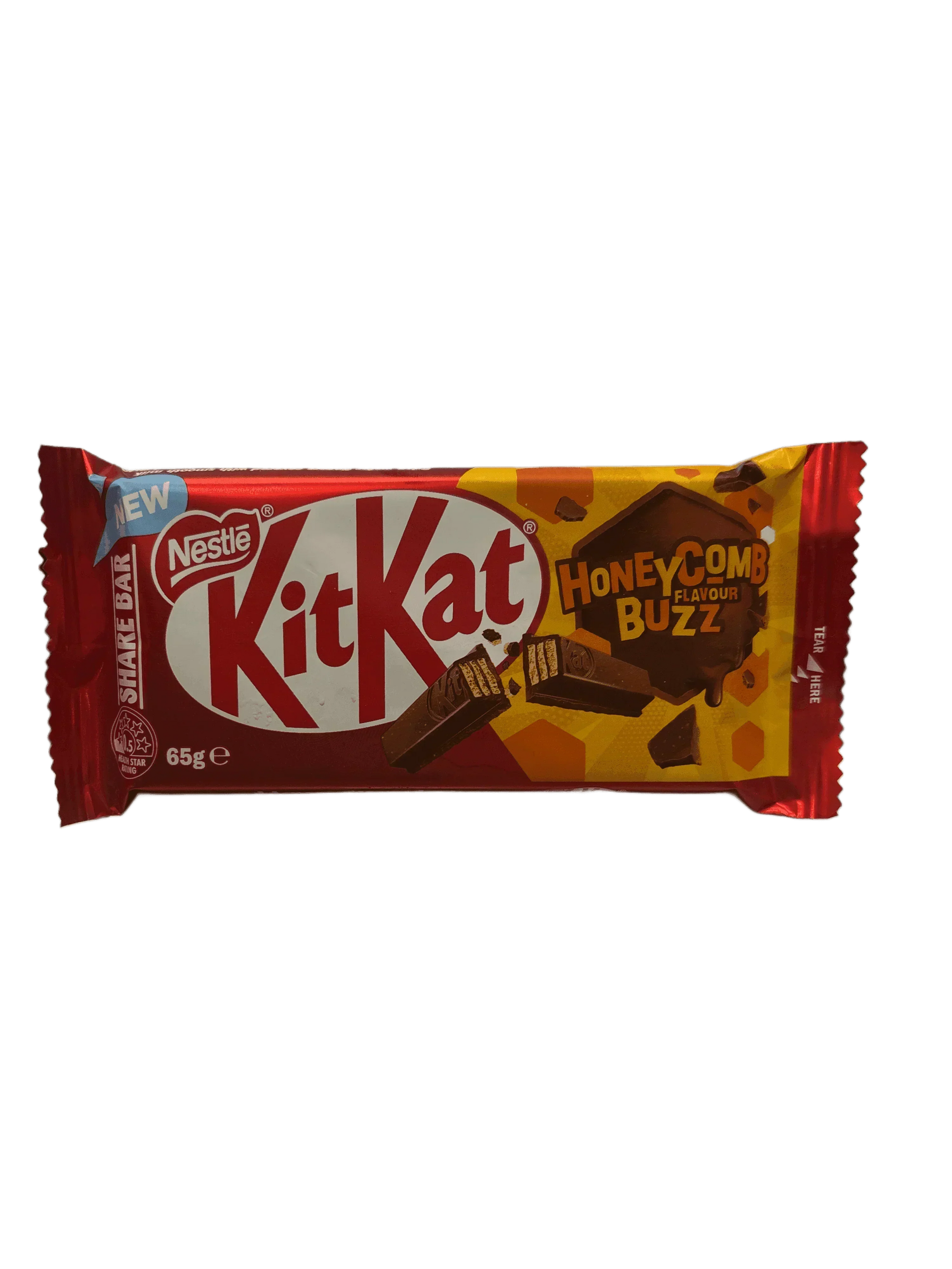 Kit Kat Honey Comb Buzz Chocolate Bar 65G - Share Bar - Austrialian Edition - www.Shopthatapp.com