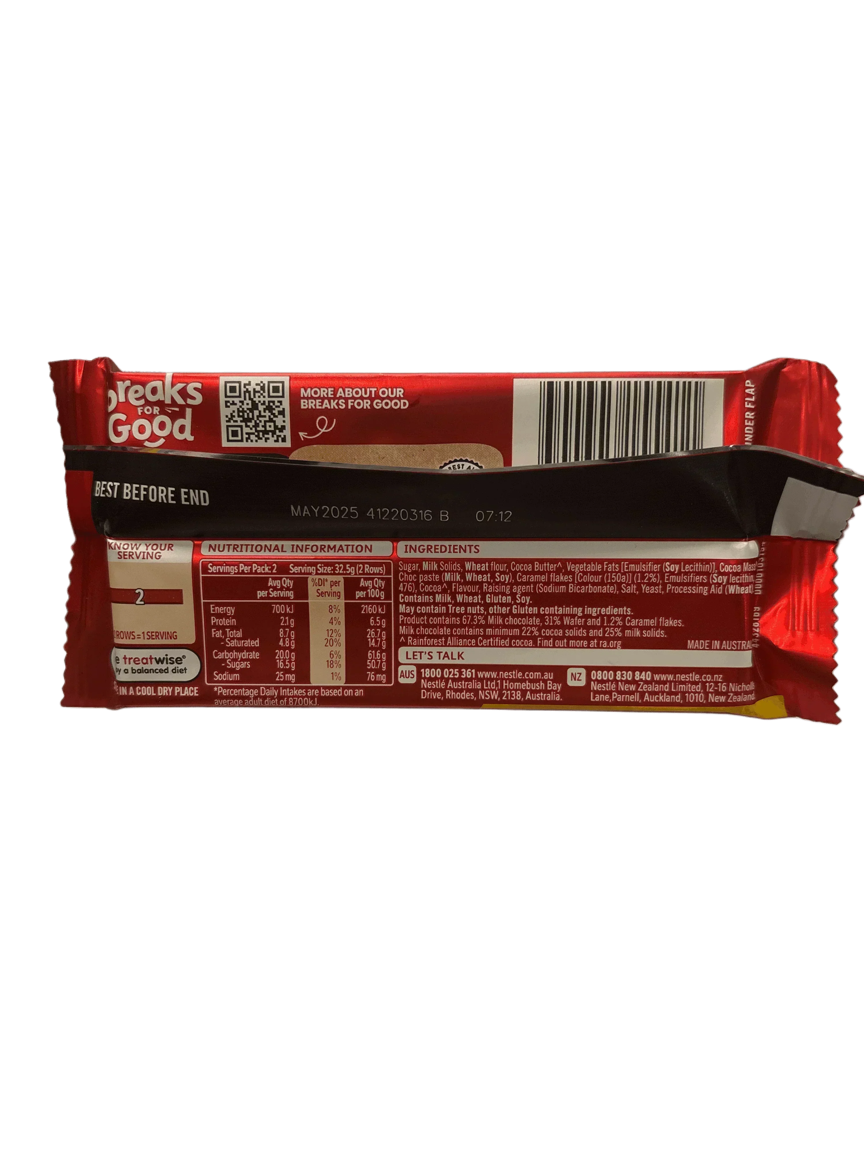 Kit Kat Honey Comb Buzz Chocolate Bar 65G - Share Bar - Austrialian Edition - www.Shopthatapp.com