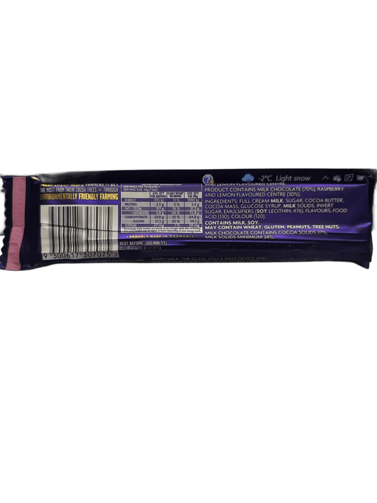 Cadbury Dairy Milk Pink Lemonade Chocolate Bar - 46G - www.Shopthatapp.com