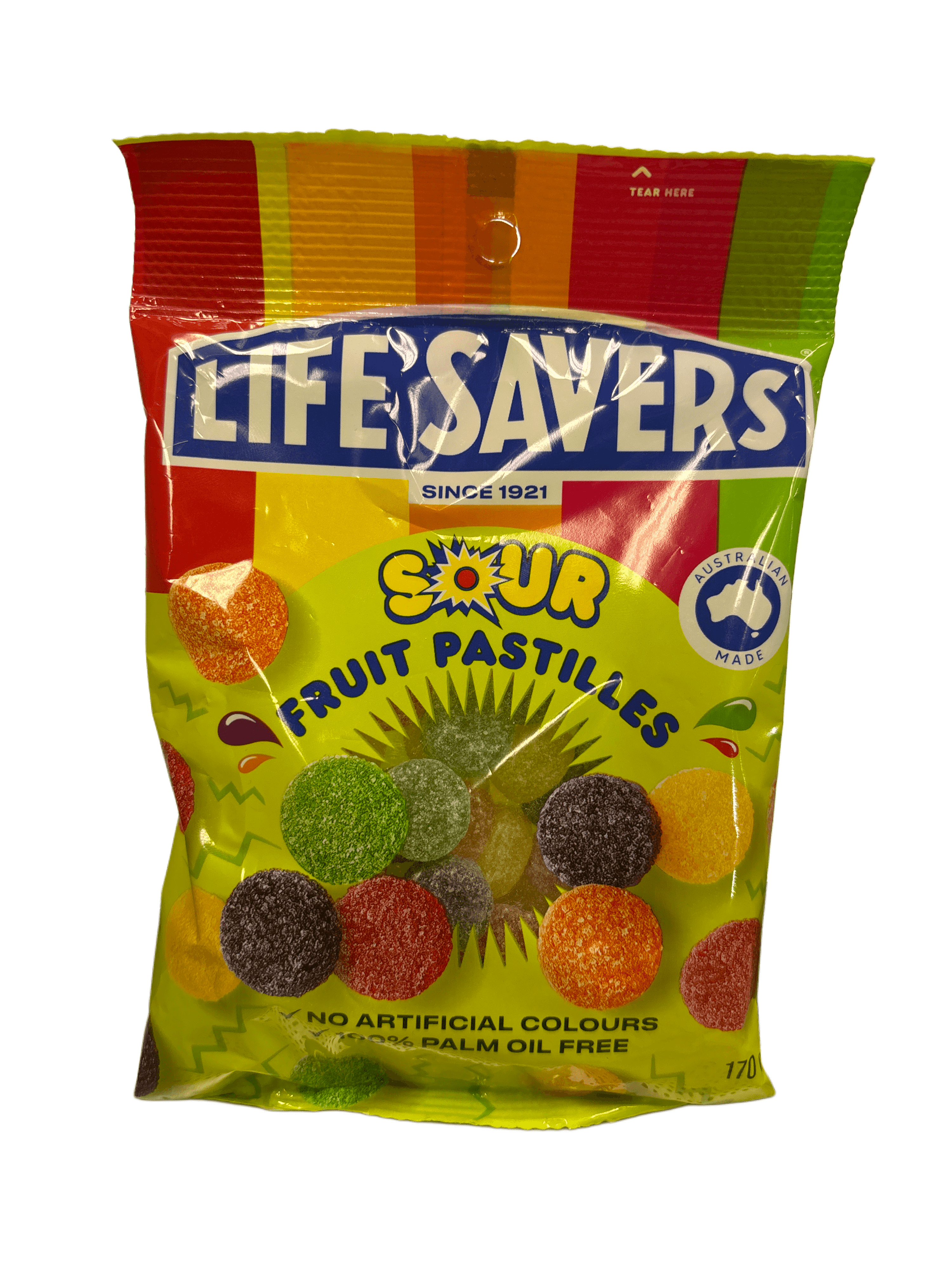 Life Savers Sour Fruit Pastilles Candy Bag 170G - Canadian Edition - www.Shopthatapp.com