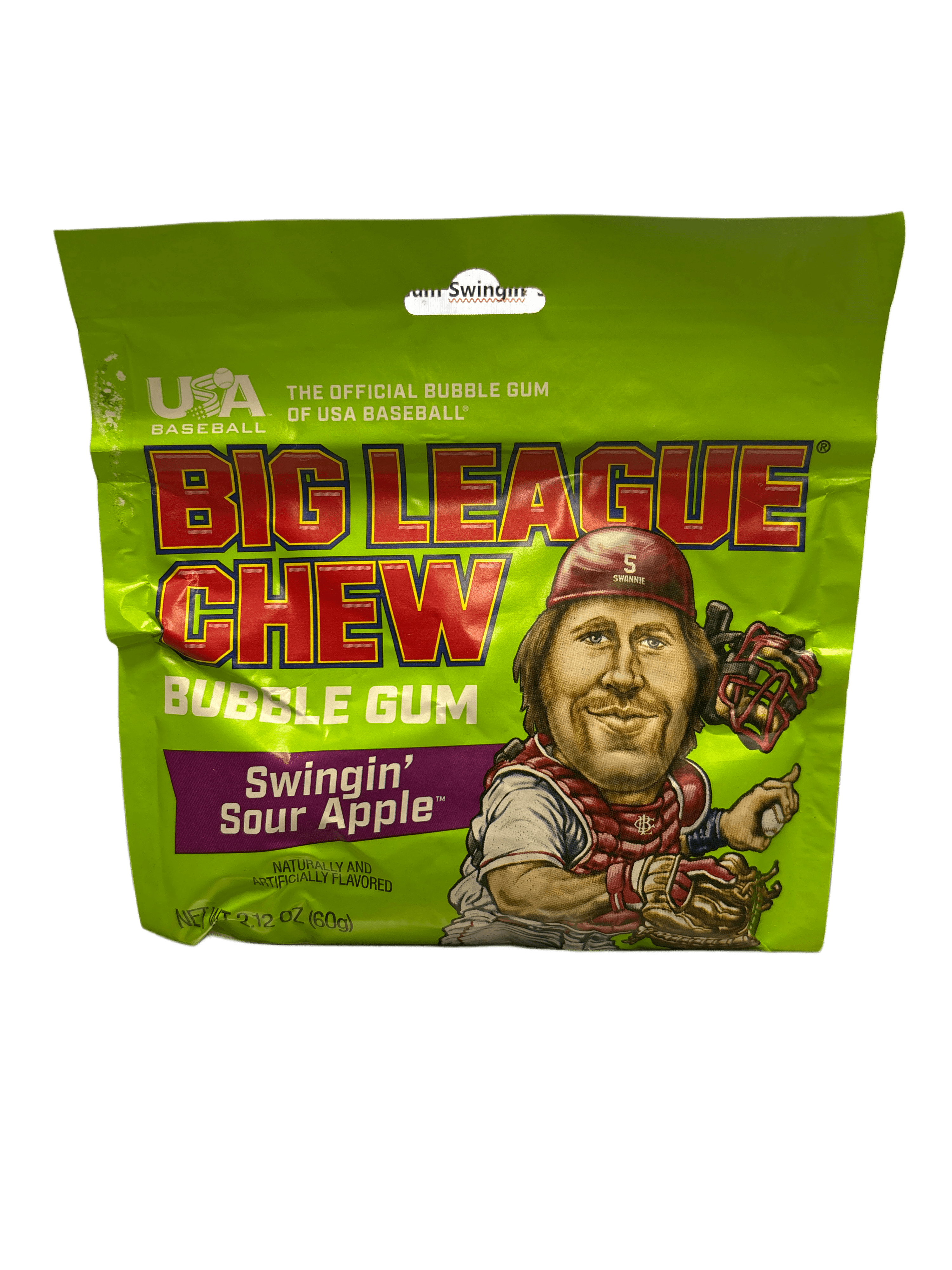 Big League Chew Bubble Gum Swingin' Sour Apple 2.12OZ - www.Shopthatapp.com
