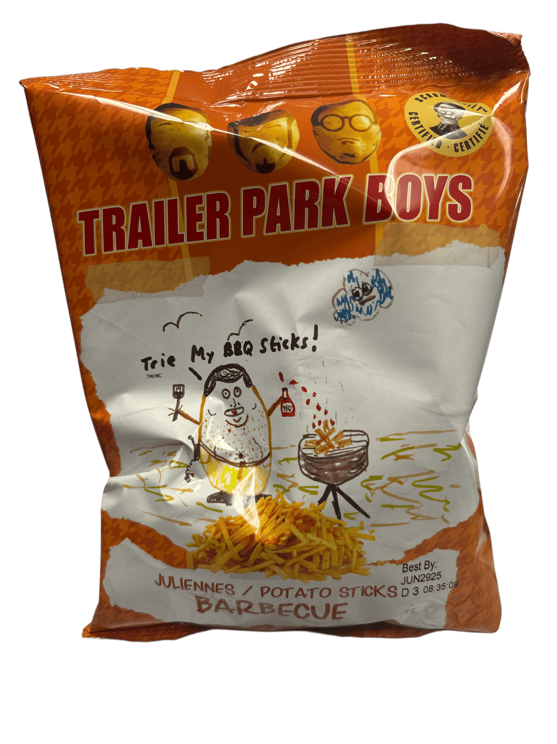 Trailer Park Boys Barbecue Potato Sticks 3.5OZ - www.Shopthatapp.com