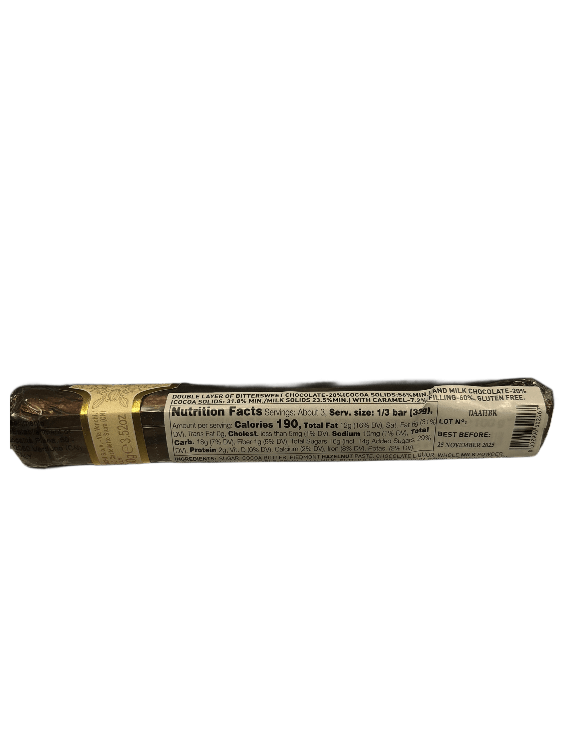 Venchi  Nougatine Chocolate 3.52OZ - Italian Edition - www.Shopthatapp.com