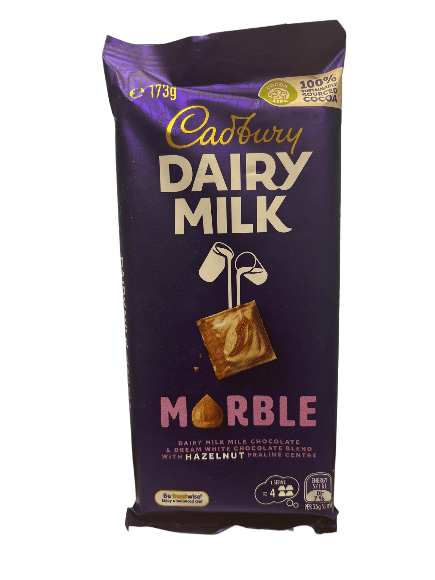 Cadbury Dairy Milk Marble Chocolate Bar 173G - www.Shopthatapp.com