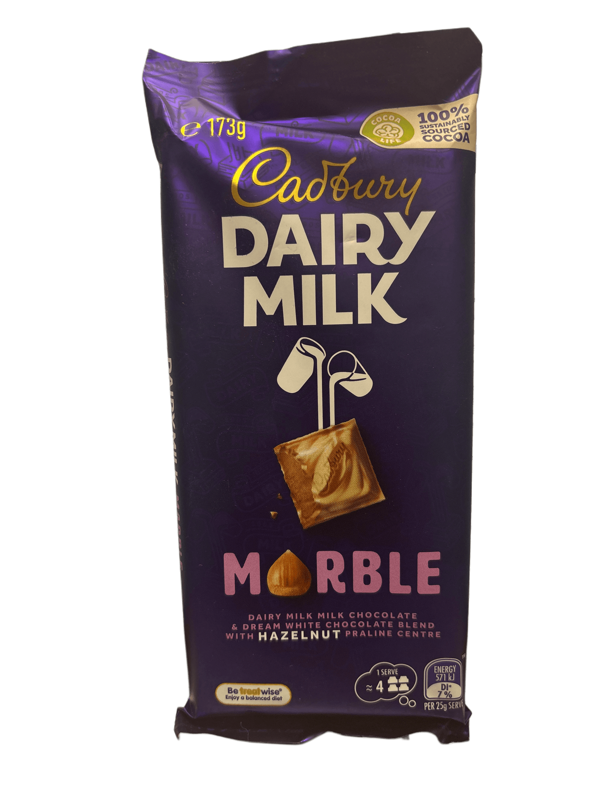 Cadbury Dairy Milk Marble Chocolate Bar 173G - www.Shopthatapp.com