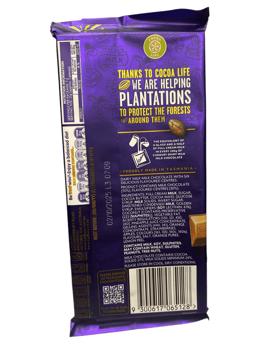 Cadbury Dairy Milk SNACK Chocolate Six Delicious Flavors 180G - www.Shopthatapp.com