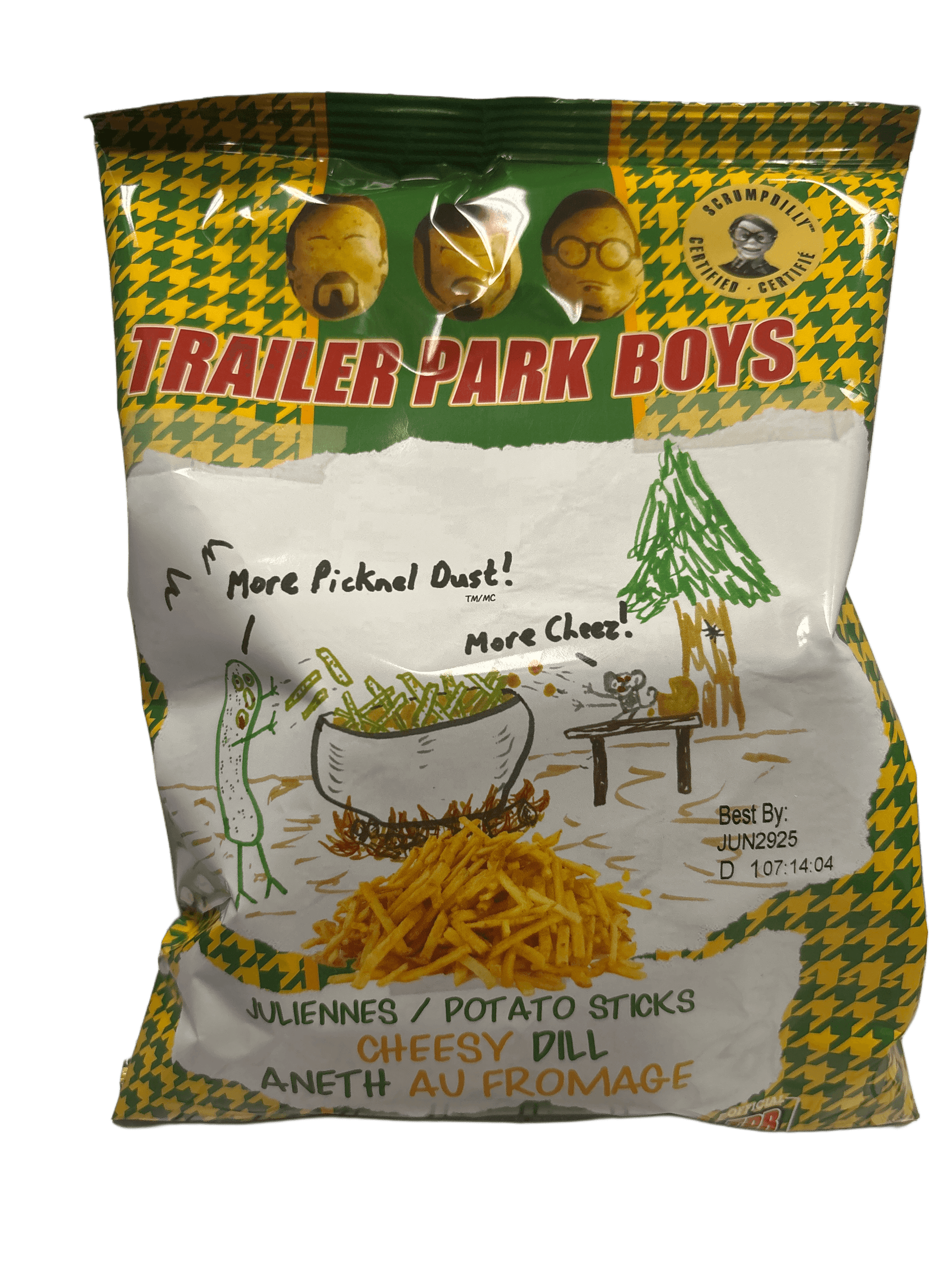 Trailer Park Boys Cheesy Dill Potato Sticks 3.5OZ - www.Shopthatapp.com