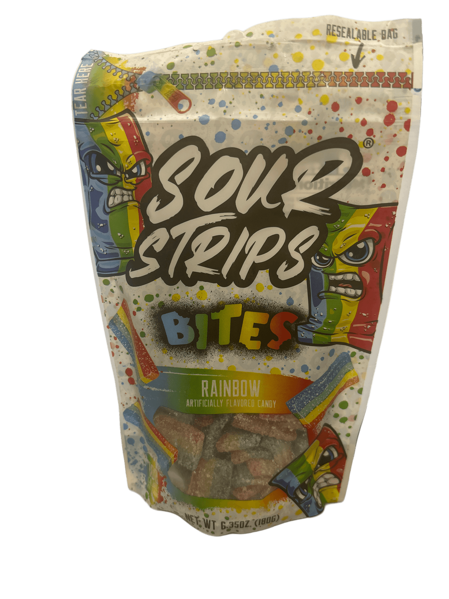 Sour Strips Bites Rainbow 6.35OZ - www.Shopthatapp.com