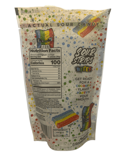 Sour Strips Bites Rainbow 6.35OZ - www.Shopthatapp.com