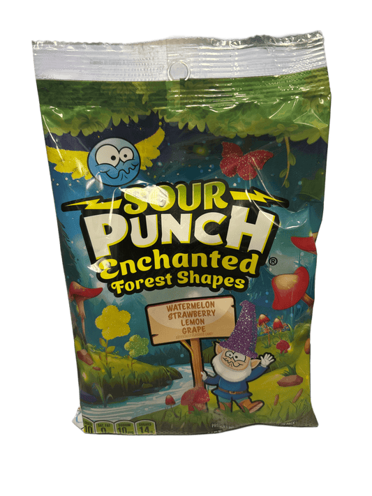 Sour Punch Enchanted Forest Shapes Candy Bag 6.5OZ U.S Edition - www.Shopthatapp.com
