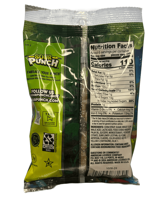 Sour Punch Enchanted Forest Shapes Candy Bag 6.5OZ U.S Edition - www.Shopthatapp.com
