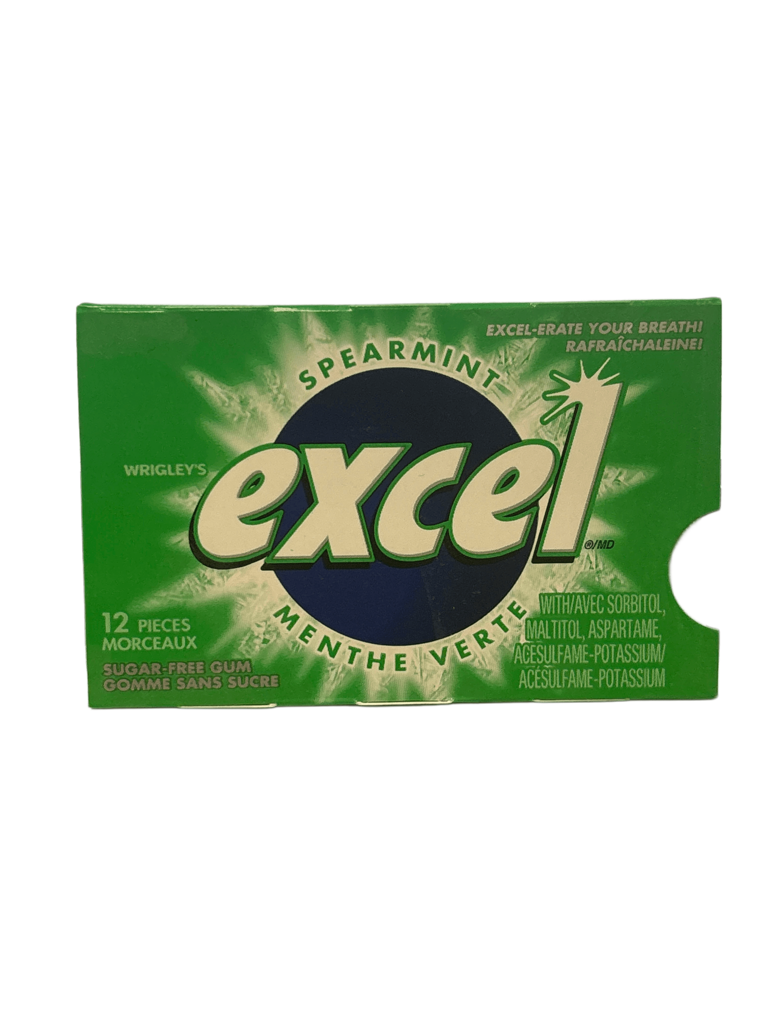 Excel Spearmint Gum 12 Pieces - Canadian Edition - www.Shopthatapp.com