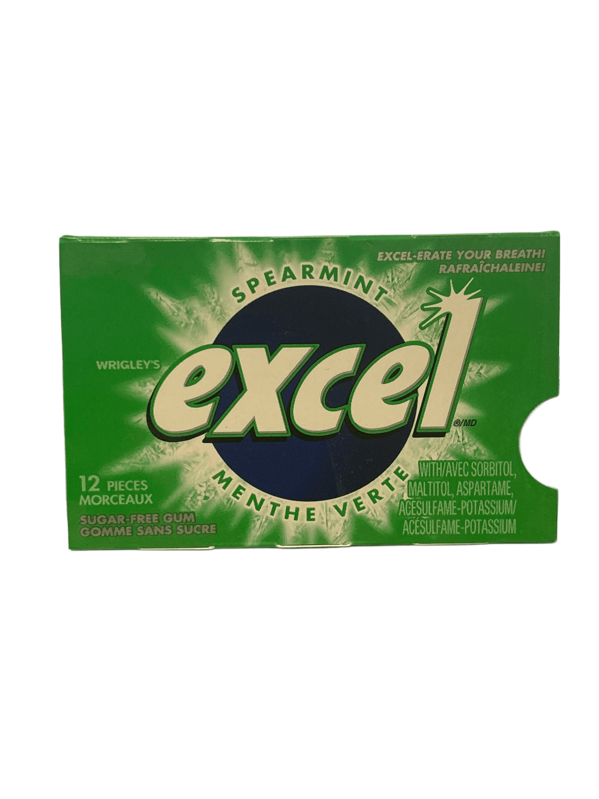 Excel Spearmint Gum 12 Pieces - Canadian Edition - www.Shopthatapp.com