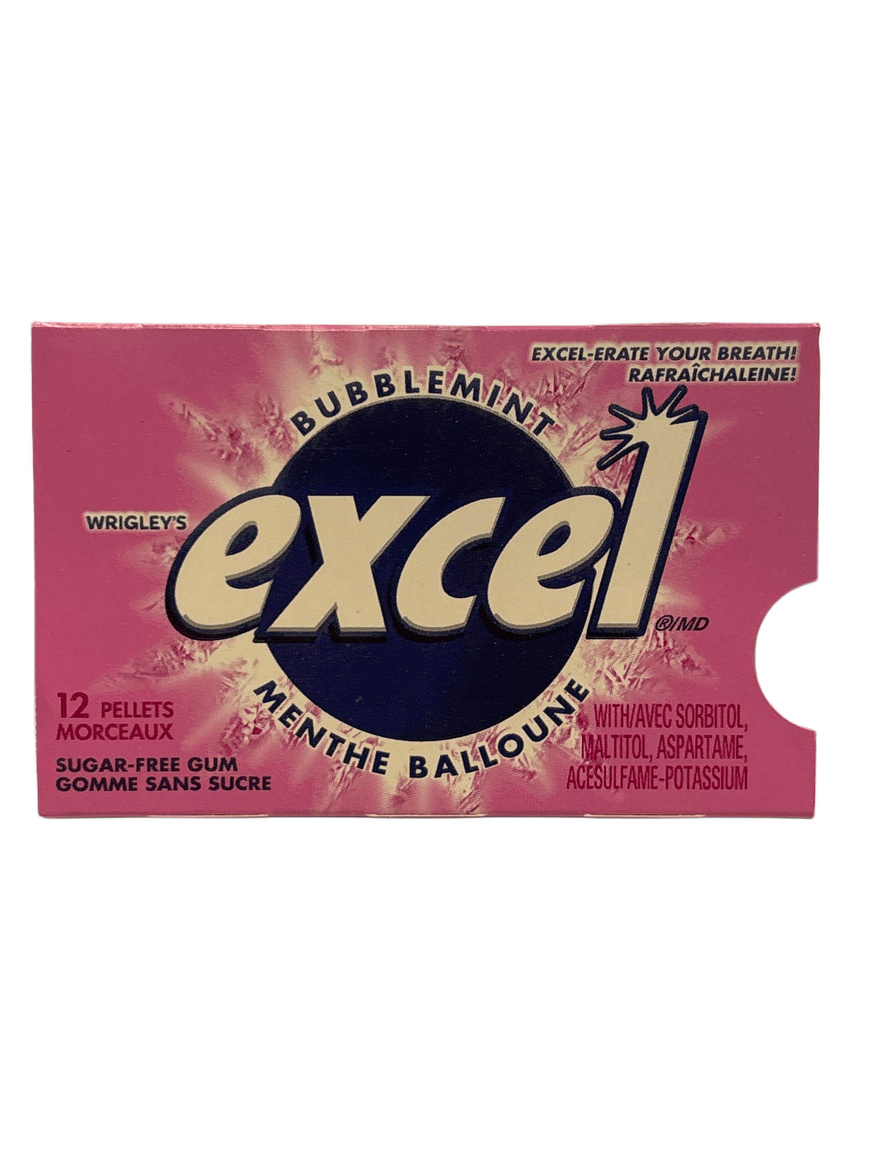 Excel Bubblemint Gum 12 Pieces - Canadian Edition - www.Shopthatapp.com