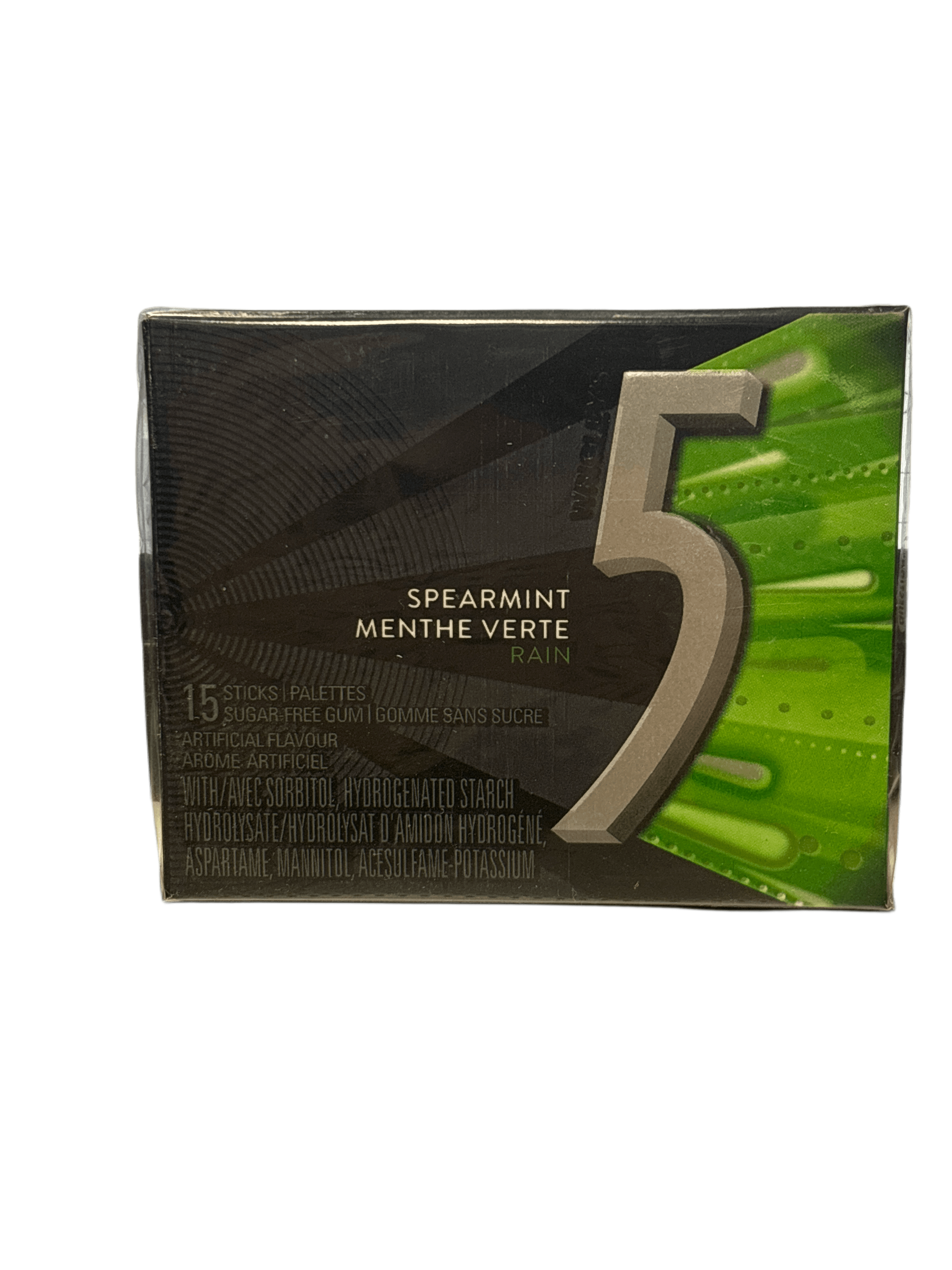 5 Gum Spearmint 15 Sticks - Canadian Edition - www.Shopthatapp.com