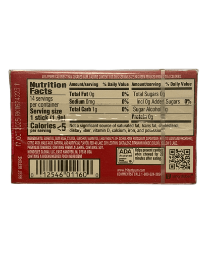 Trident Island Berry Lime 14 Sticks - Canadian Edition - www.Shopthatapp.com