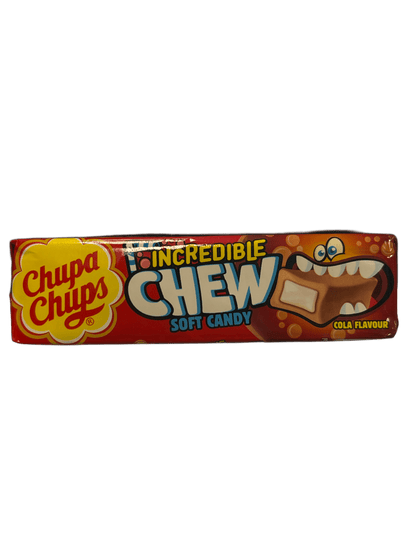 Chupa Chups Incredible Chew Soft Candy Cola Flavor 45G - U.K Edition - www.Shopthatapp.com