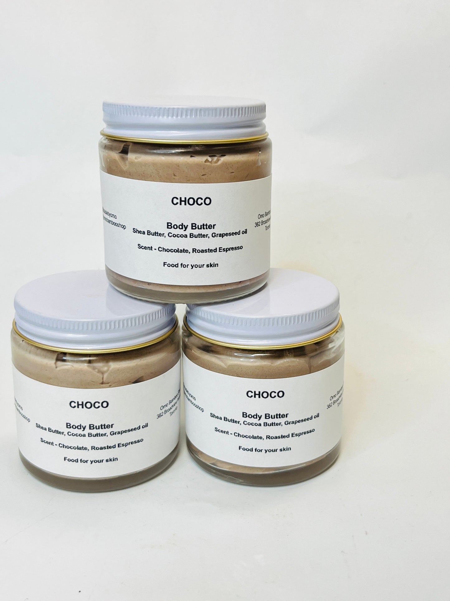 Coffret de beurres corporels | Beurre corporel artisanal | Pot de 110 g