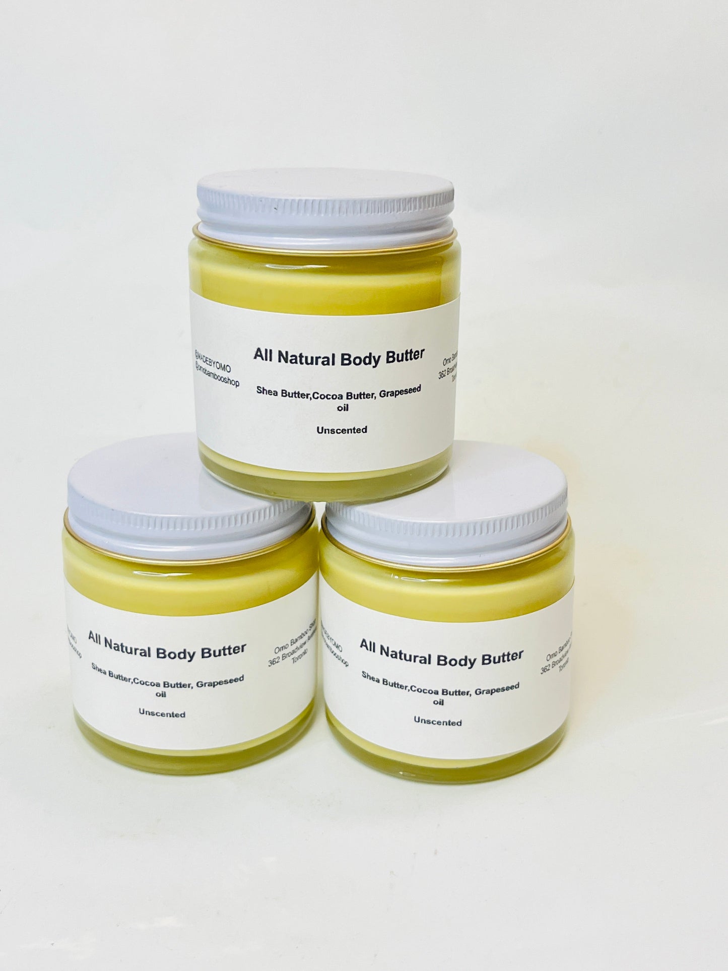 Coffret de beurres corporels | Beurre corporel artisanal | Pot de 110 g
