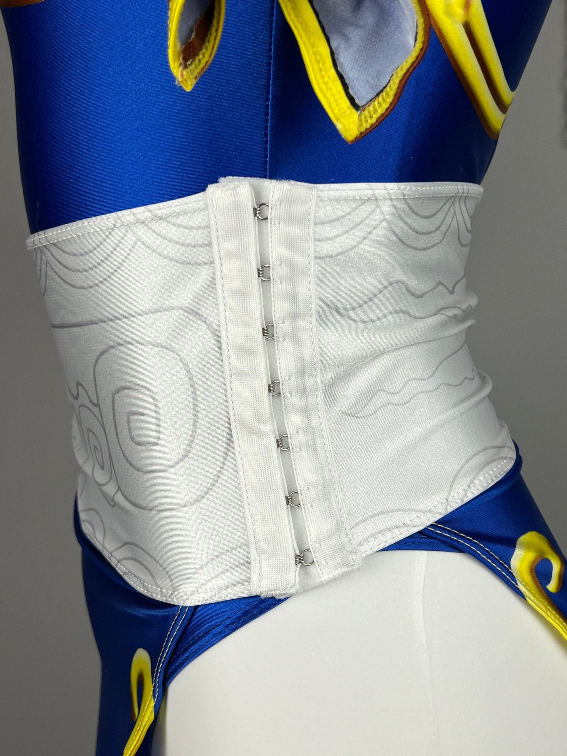Super Hero Chun Li Spandex Cosplay Open Crotch Halloween Costume Bodysuit Sexy Lingerie - www.Shopthatapp.com