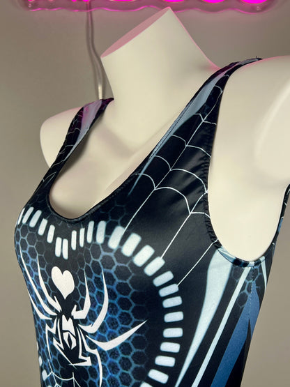 Woman Super Hero Crotchless Cosplay Bodysuit Lingerie Sexy Costume