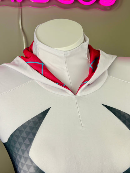 Super Hero Spider Gwen Cosplay Full Bodysuit Halloween Costume Zentai - www.Shopthatapp.com