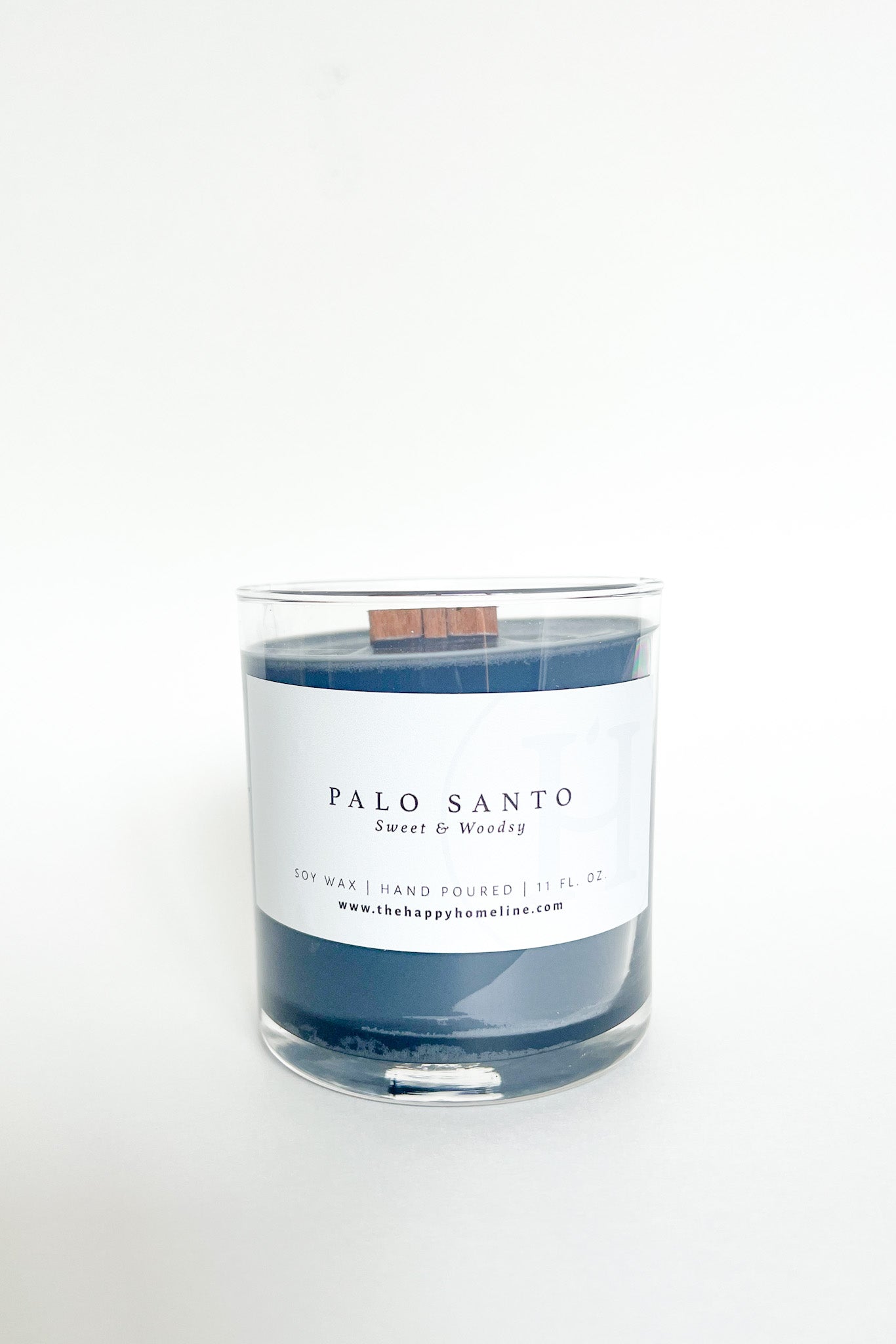 Special Edition : Black Wax Palo Santo Wood Wick Candle - www.Shopthatapp.com