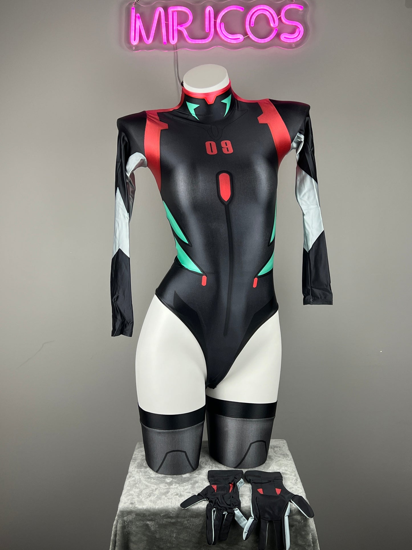 Anime Style Spandex Cosplay BodySuit Plugsuit Halloween Costume Zentai - www.Shopthatapp.com