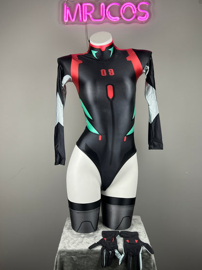 Anime Style Spandex Cosplay BodySuit Plugsuit Halloween Costume Zentai - www.Shopthatapp.com