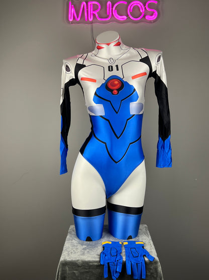 Anime Style Spandex Cosplay BodySuit Plugsuit Halloween Costume Zentai - www.Shopthatapp.com