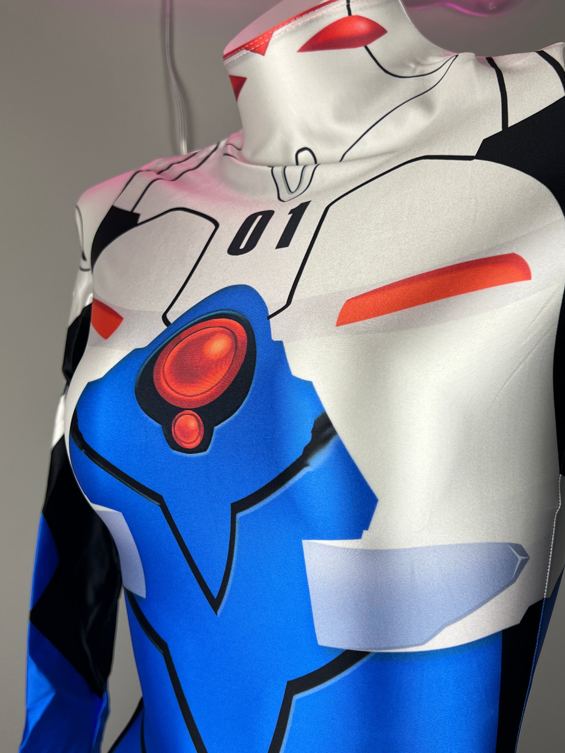 Anime Style Spandex Cosplay BodySuit Plugsuit Halloween Costume Zentai - www.Shopthatapp.com