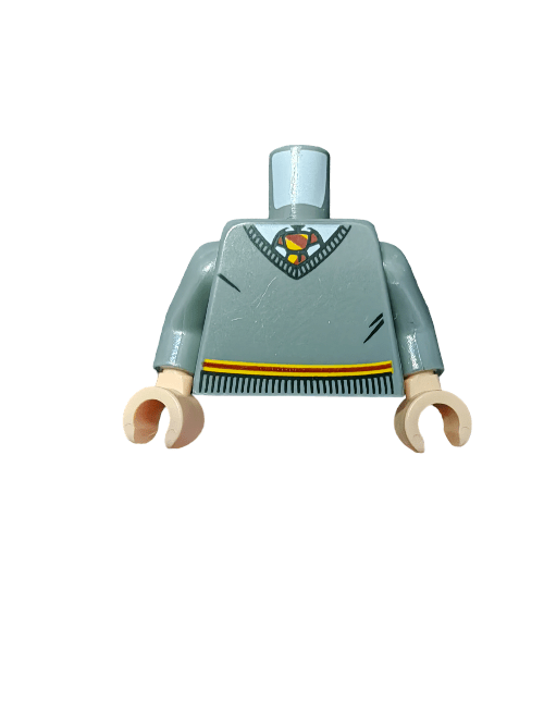LEGO GEBRAUCHTER Minifiguren-Torso, Harry Potter Gryffindor DB Grau - UB1447 