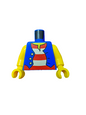 LEGO® 6023600 Torso, Pirate Vest with Gold Buttons with a Red and White Shirt with Stripes  - UB1081