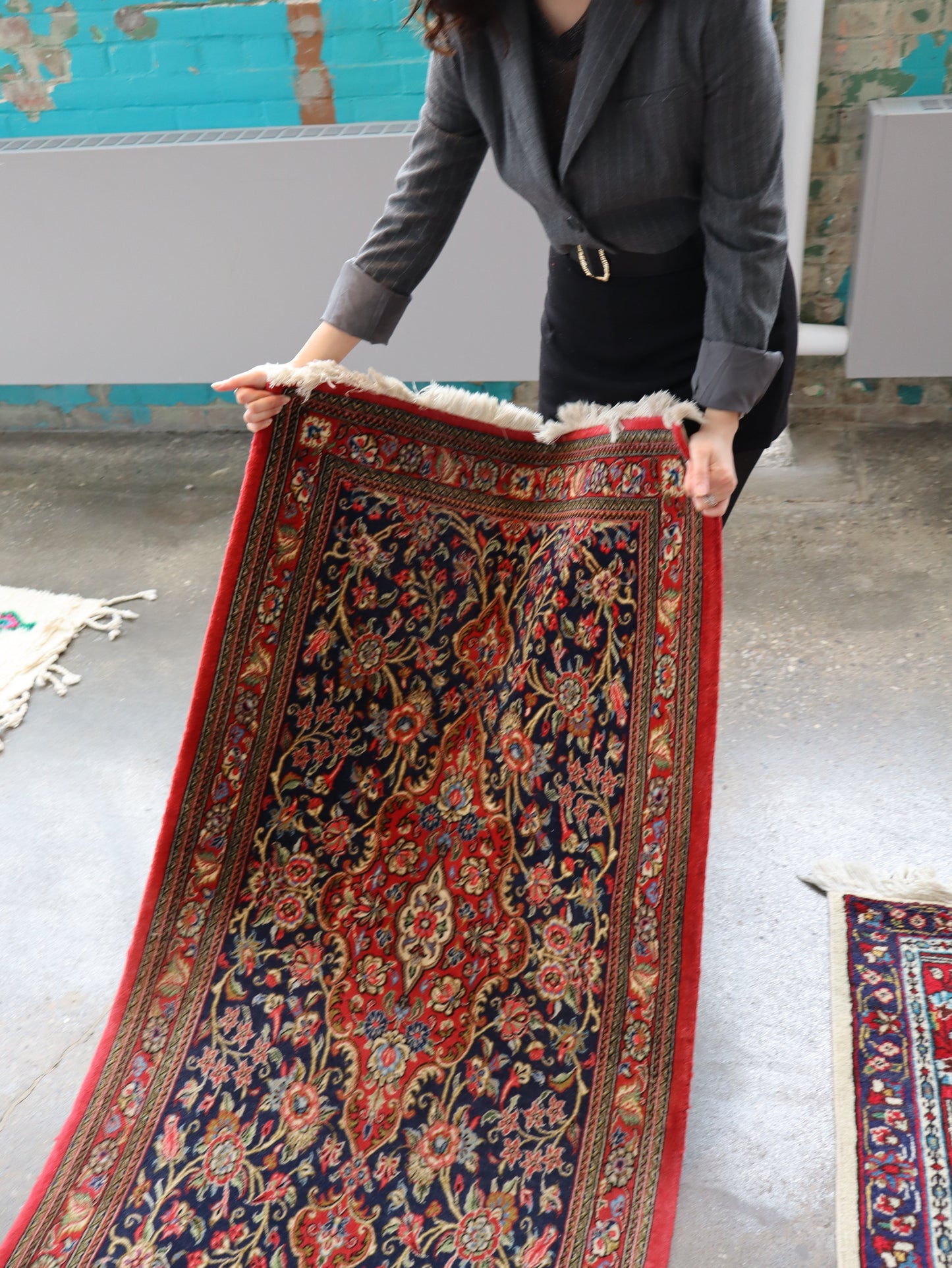 Persian Qom Kork Wool Runner | 2' 9" x 8' 6" - www.Shopthatapp.com