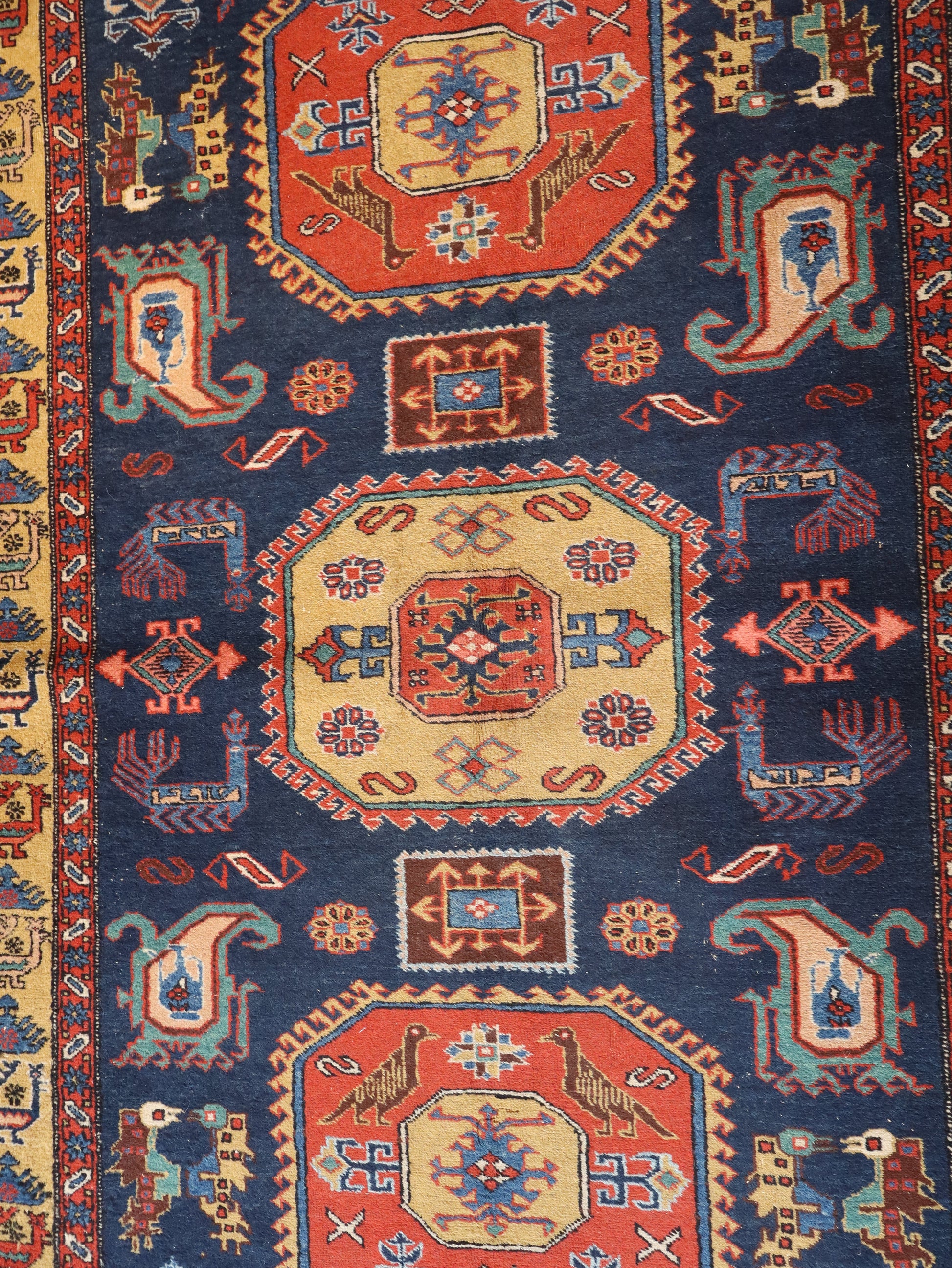 Persian Meshkin Rug | 4' 7"x 6' 9" - www.Shopthatapp.com